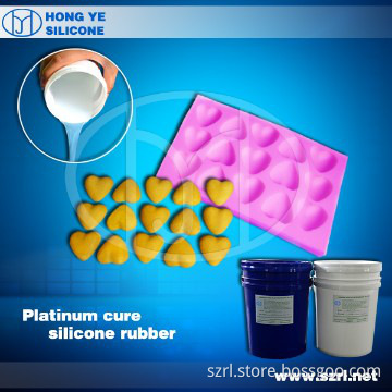 FDA Approved silicone rubber for chocolate molds with 15-30 shore A